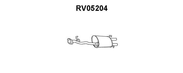 VENEPORTE Глушитель выхлопных газов конечный RV05204