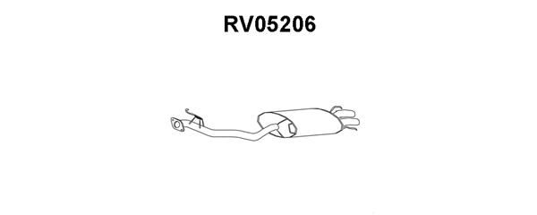 VENEPORTE Izplūdes gāzu trokšņa slāpētājs (pēdējais) RV05206