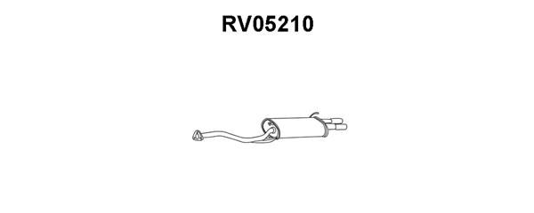 VENEPORTE Izplūdes gāzu trokšņa slāpētājs (pēdējais) RV05210