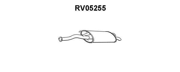 VENEPORTE Глушитель выхлопных газов конечный RV05255