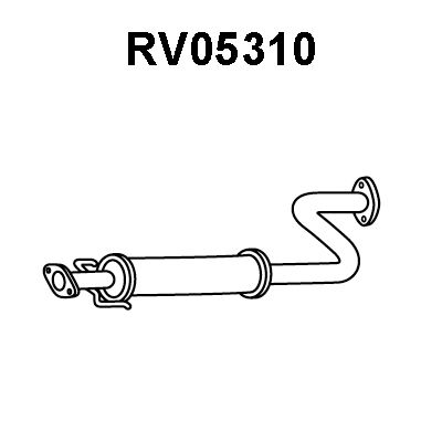 VENEPORTE Izplūdes gāzu priekšslāpētājs RV05310