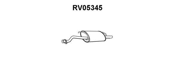 VENEPORTE Izplūdes gāzu trokšņa slāpētājs (pēdējais) RV05345