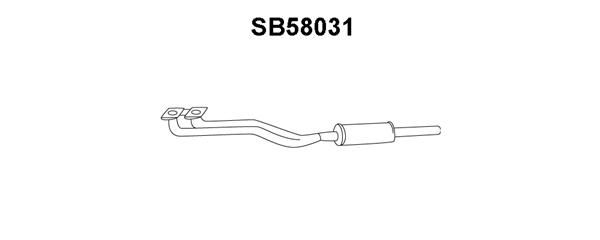 VENEPORTE Предглушитель выхлопных газов SB58031