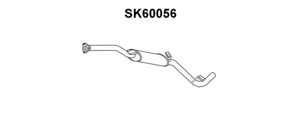 VENEPORTE Предглушитель выхлопных газов SK60056