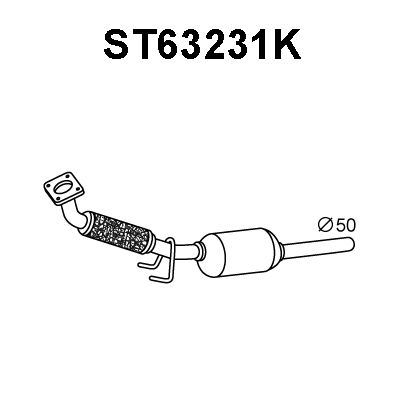 VENEPORTE Katalizators ST63231K