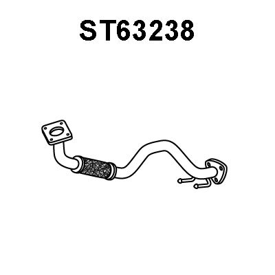 VENEPORTE Труба выхлопного газа ST63238