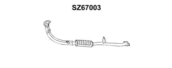 VENEPORTE Izplūdes gāzu priekšslāpētājs SZ67003