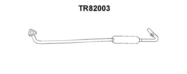 VENEPORTE Izplūdes gāzu priekšslāpētājs TR82003