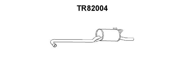 VENEPORTE Глушитель выхлопных газов конечный TR82004