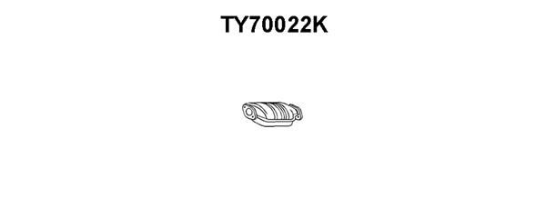 VENEPORTE Katalizators TY70022K