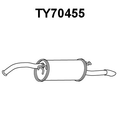 VENEPORTE Глушитель выхлопных газов конечный TY70455