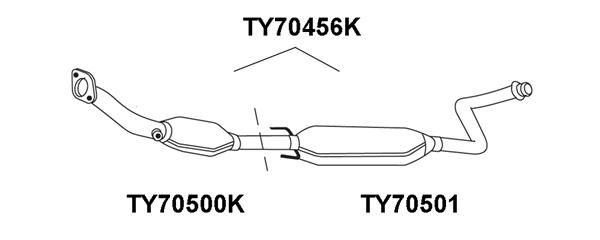 VENEPORTE Katalizators TY70456K