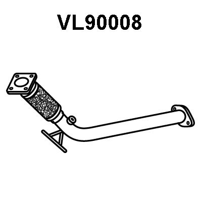 VENEPORTE Izplūdes caurule VL90008