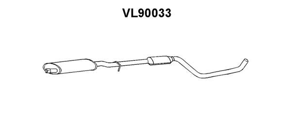 VENEPORTE Предглушитель выхлопных газов VL90033