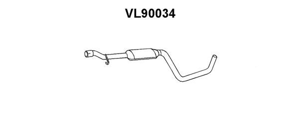 VENEPORTE Предглушитель выхлопных газов VL90034