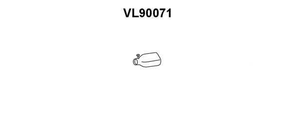 VENEPORTE Труба выхлопного газа VL90071