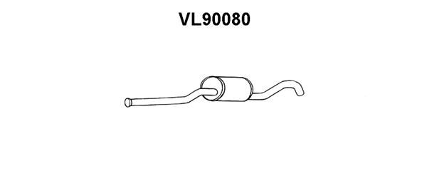 VENEPORTE Izplūdes gāzu priekšslāpētājs VL90080