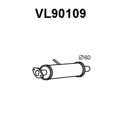 VENEPORTE Izplūdes gāzu priekšslāpētājs VL90109