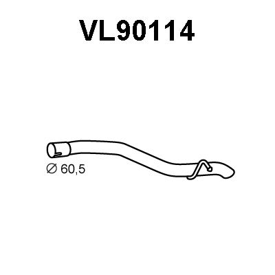 VENEPORTE Труба выхлопного газа VL90114