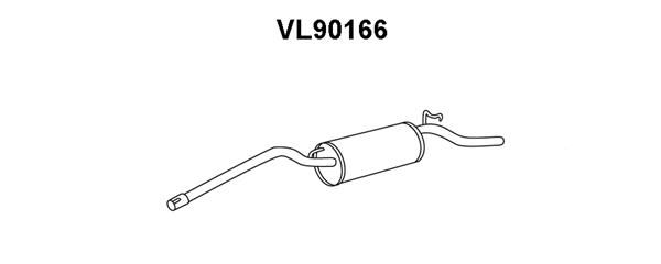 VENEPORTE Глушитель выхлопных газов конечный VL90166