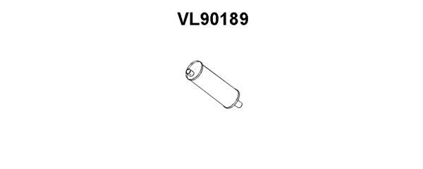 VENEPORTE Глушитель выхлопных газов конечный VL90189