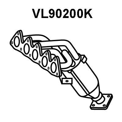 VENEPORTE Katalizators VL90200K
