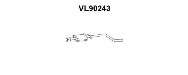 VENEPORTE Предглушитель выхлопных газов VL90243