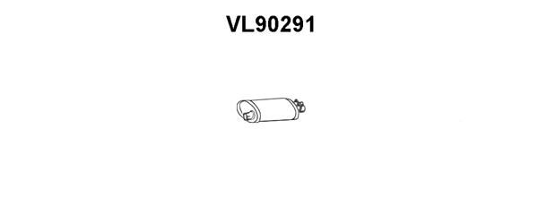 VENEPORTE Глушитель выхлопных газов конечный VL90291