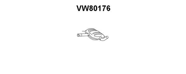 VENEPORTE Vidējais izpl. gāzu trokšņa slāpētājs VW80176