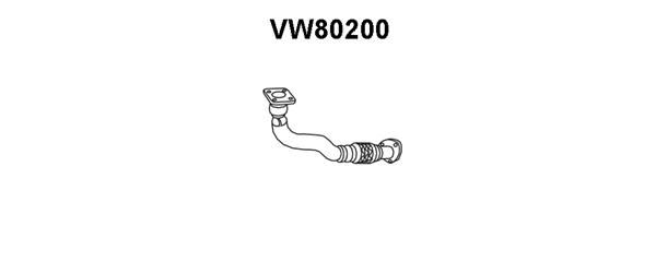 VENEPORTE Izplūdes caurule VW80200