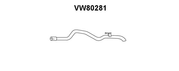VENEPORTE Izplūdes caurule VW80281