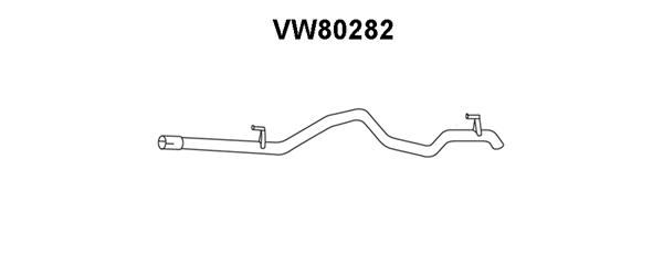 VENEPORTE Труба выхлопного газа VW80282