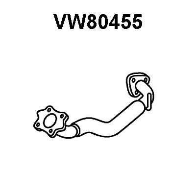 VENEPORTE Izplūdes caurule VW80455