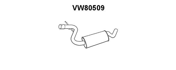 VENEPORTE Vidējais izpl. gāzu trokšņa slāpētājs VW80509