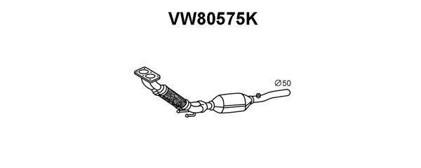VENEPORTE Katalizators VW80575K