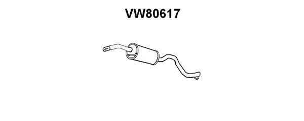 VENEPORTE Vidējais izpl. gāzu trokšņa slāpētājs VW80617