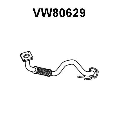 VENEPORTE Izplūdes caurule VW80629