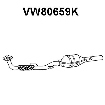 VENEPORTE Katalizators VW80659K