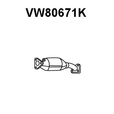 VENEPORTE Katalizators VW80671K