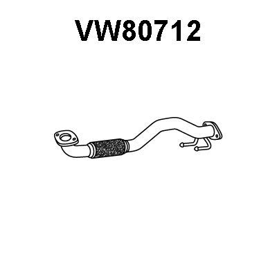 VENEPORTE Труба выхлопного газа VW80712