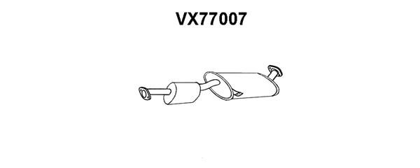 VENEPORTE Izplūdes gāzu trokšņa slāpētājs (pēdējais) VX77007