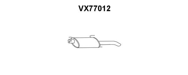 VENEPORTE Глушитель выхлопных газов конечный VX77012