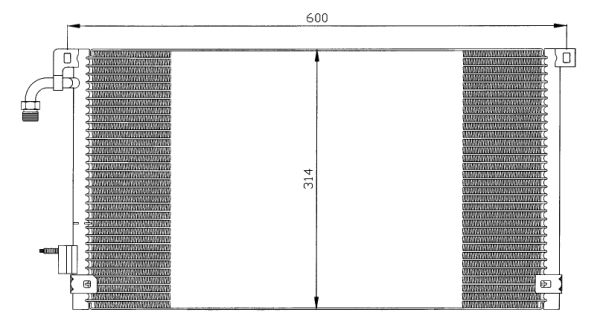 WAECO Конденсатор, кондиционер 8880400368