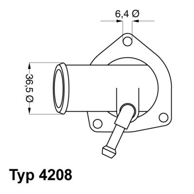 WAHLER Termostats, Dzesēšanas šķidrums 4208.92D