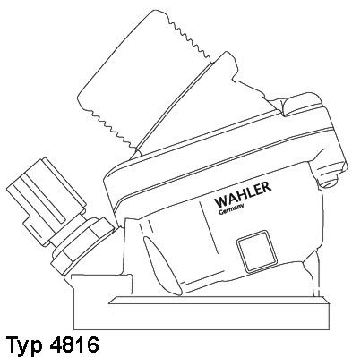 WAHLER Termostats, Dzesēšanas šķidrums 4816.90D
