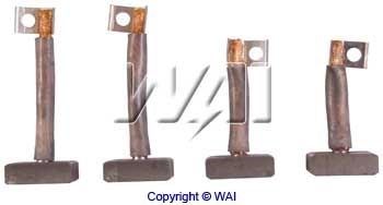 WAI Угольная щетка, стартер BSX135-145