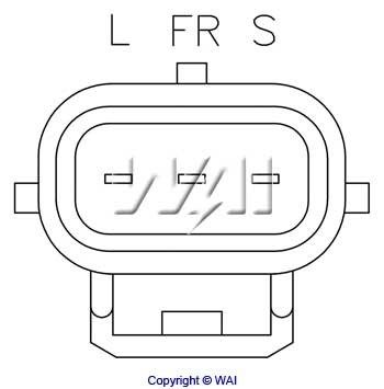 WAI Ģeneratora sprieguma regulators IB255