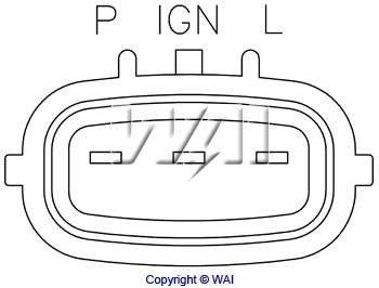 WAI Регулятор генератора IN449