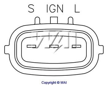 WAI Ģeneratora sprieguma regulators IN460