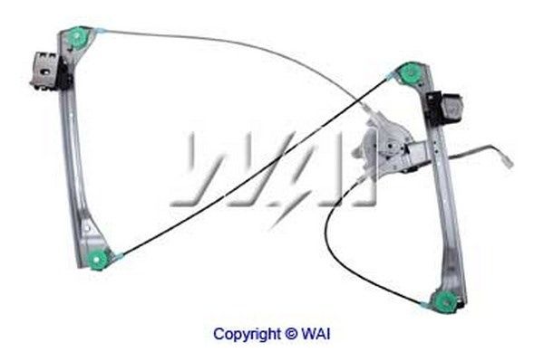 WAI Stikla pacelšanas mehānisms WPR1165RM